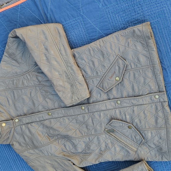 Barbour Cavalry Polarquilt Jacket, women's US 10 - Picture 8 of 16